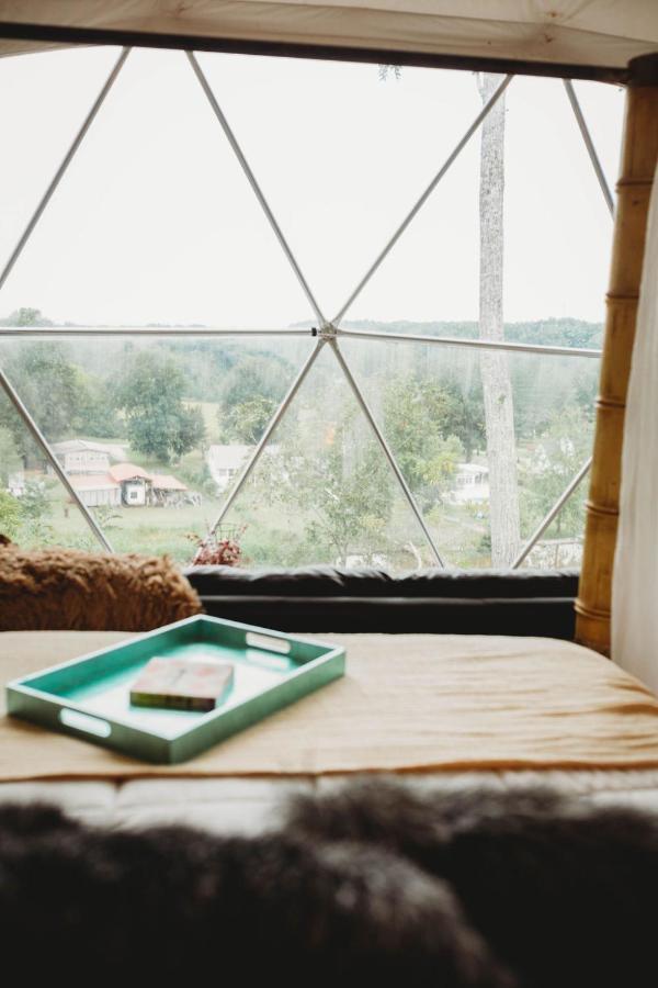 Waterfront Luxury Glamping Dome Hotel Rogersville Buitenkant foto