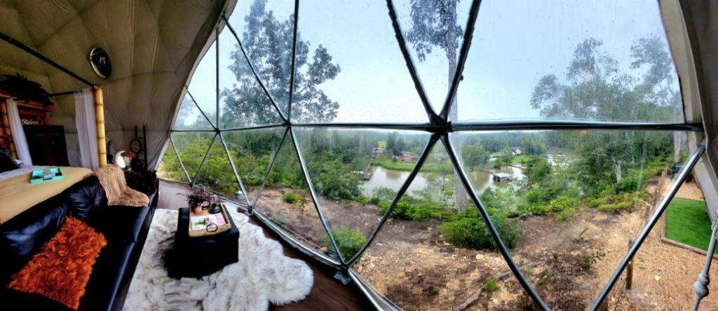 Waterfront Luxury Glamping Dome Hotel Rogersville Buitenkant foto